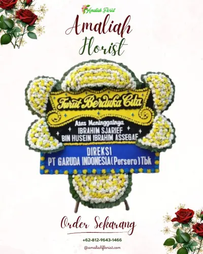 Papan Bunga Duka di Gedangmas