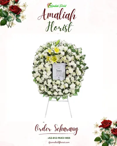 Krans Bunga Duka Cita di Gedangmas